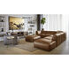 Watson Marseille Camel Leather Modular Armless Chair